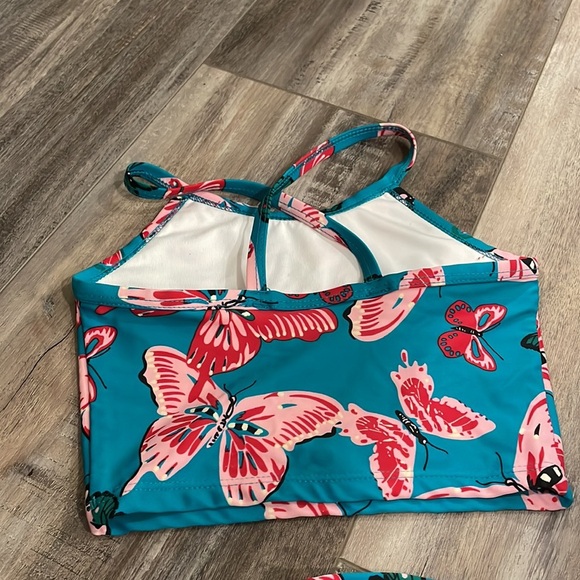 Hanna Andersson 2-Piece Butterfly Tankini Swimsuit - Picture 4 of 7